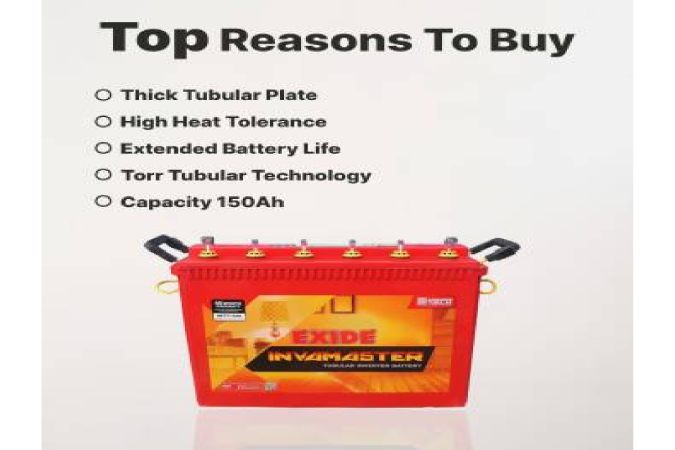 EXIDE IMTT1500 150Ah Tall Tubular Battery