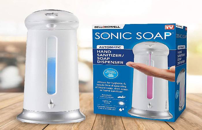 Sonic Soap Automatic Touch Free Soap Hand Sanitizer